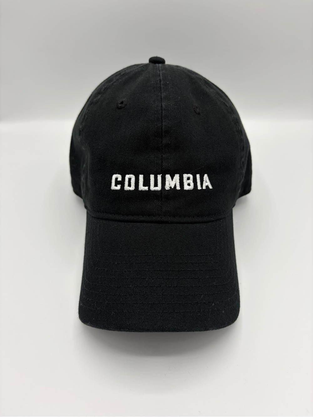 Columbia Records Black Dad Hat w/ adjustable strap